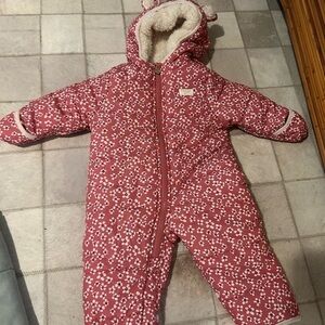 OshKosh B'gosh Pink Floral Puffer Jacket